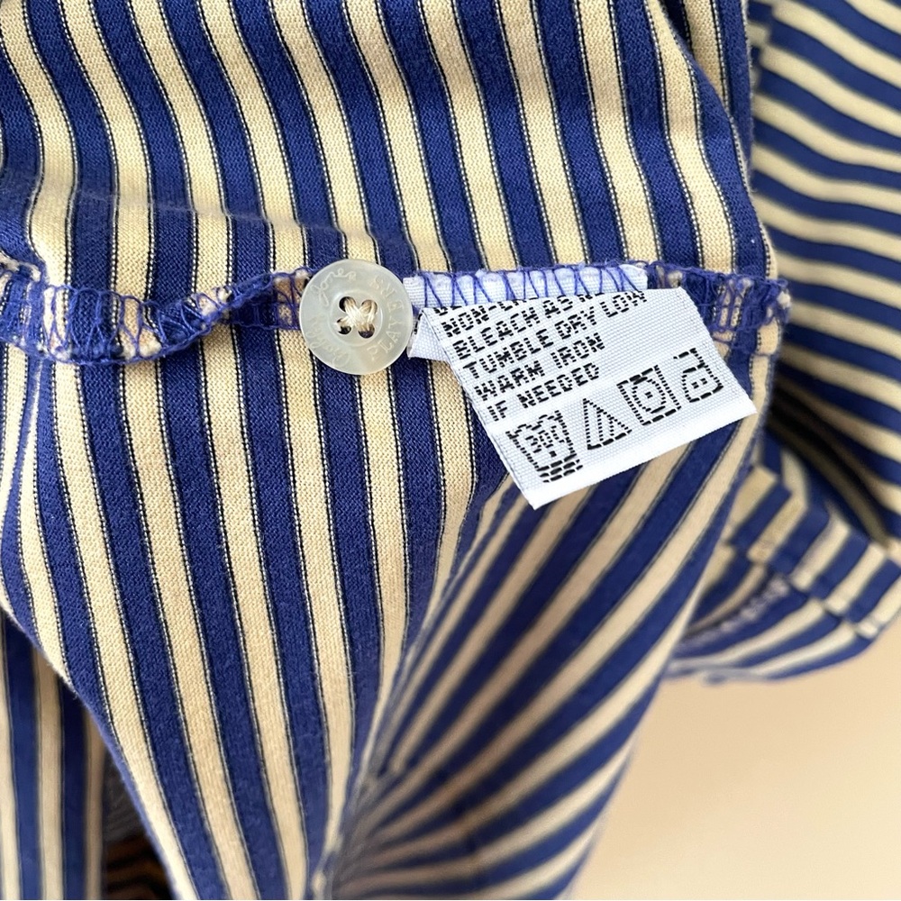 🔻LAST CHANCE🔻 BOBBY JONES Players Men’s Vintage Seminole Cotton Polo Blue Yellow - Picture 8 of 9